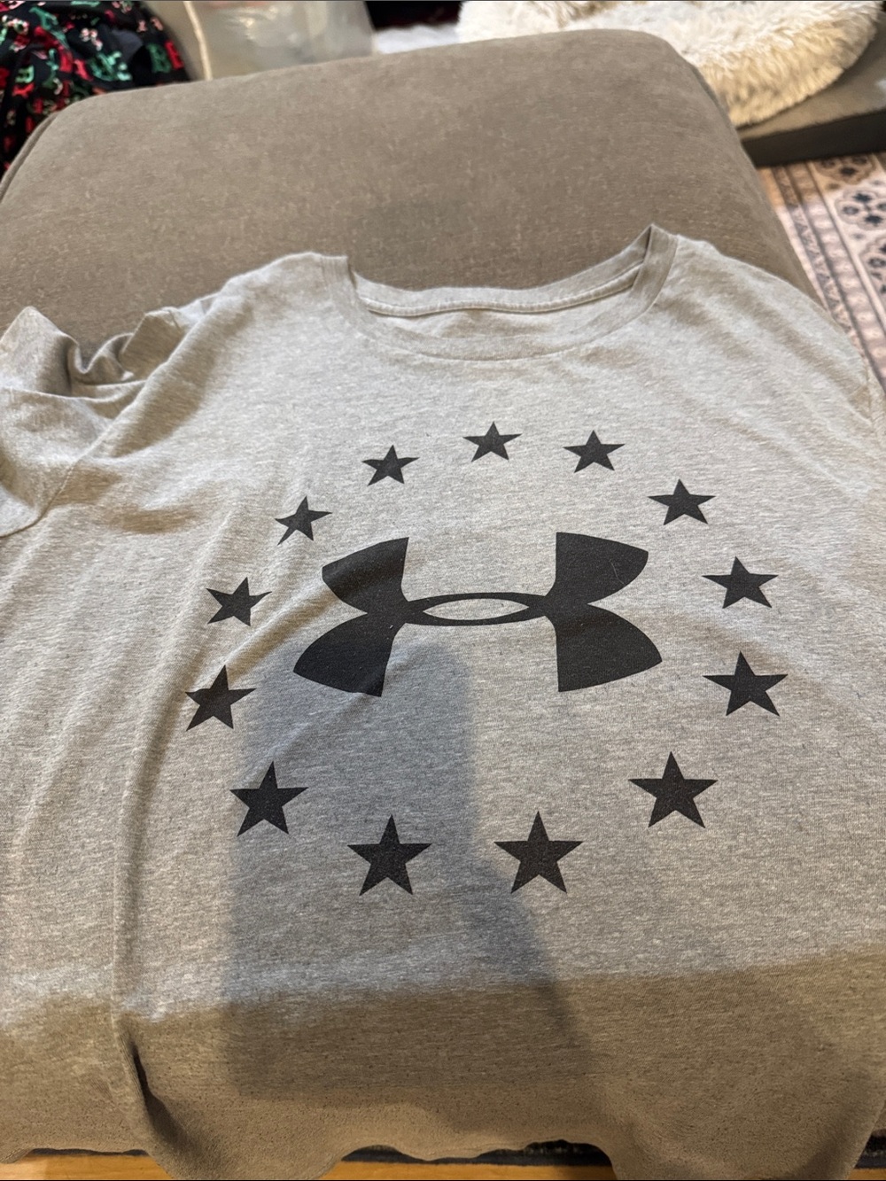 Grey under armour shirt women’s